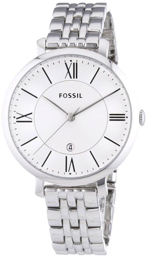 Fossil Jacqueline Silver Dial Stainless Steel ES3433 Womens Watch