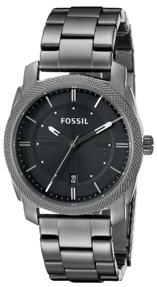 Fossil Machine Black Dial Smoke IP Stainless Steel FS4774 Mens Watch