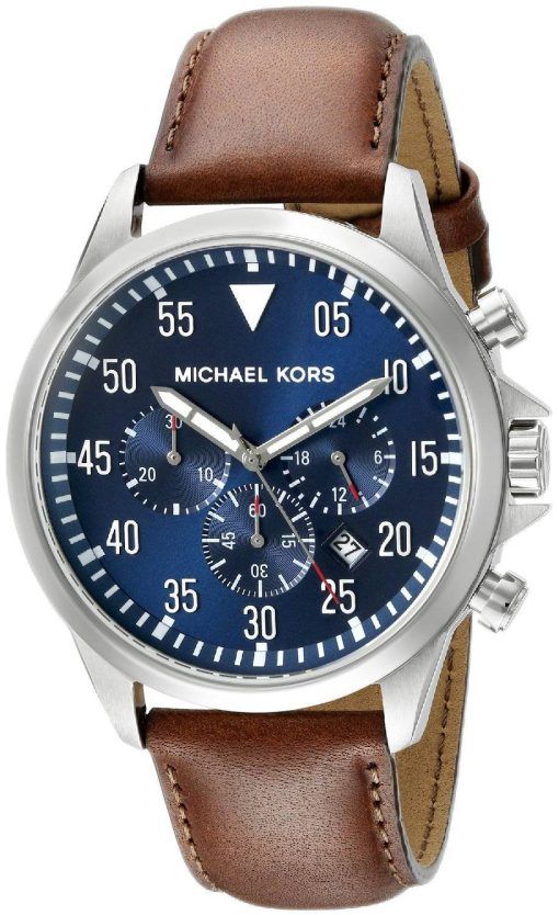 Michael Kors Gage Chronograph Blue Dial MK8362 Mens Watch
