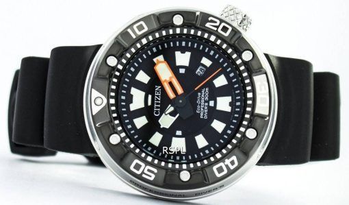 Citizen Promaster Eco-Drive Professional Diver's 300M DLC Japan Made BN0176-08E Men's Watch