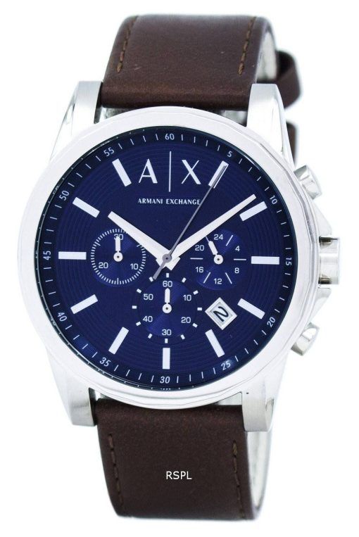 Armani Exchange Quarz Chronograph blau Zifferblatt AX2501 Herrenuhr