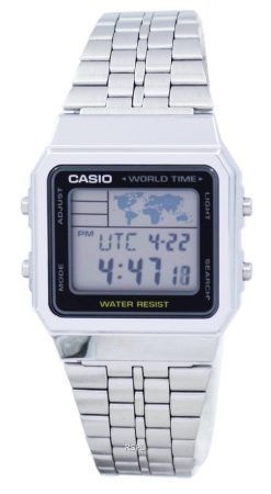 Casio Wecker Welt Zeit digitale A500WA-1DF Herrenuhr