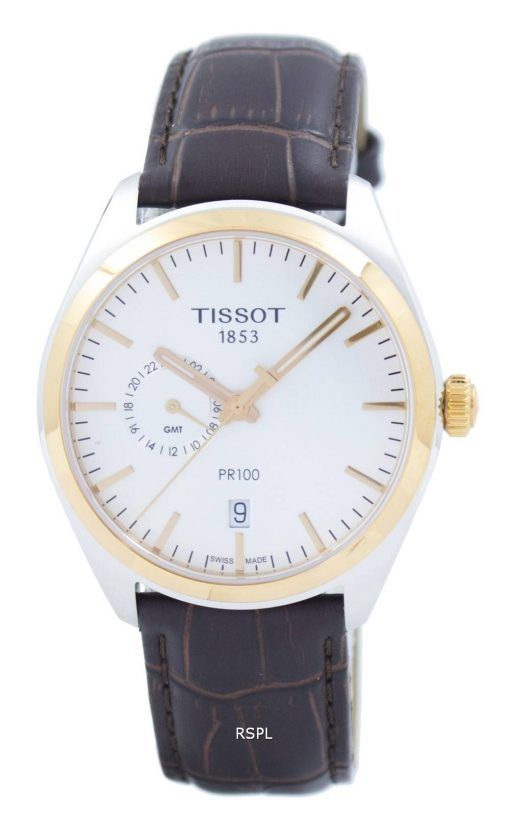 Tissot T-Classic PR 100 Dual Time Quarz T101.452.26.031.00 T1014522603100 Herrenuhr