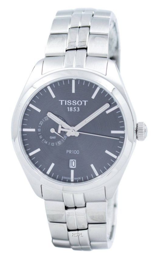Tissot T-Classic PR 100 Dual Time Quarz T101.452.11.061.00 T1014521106100 Herrenuhr
