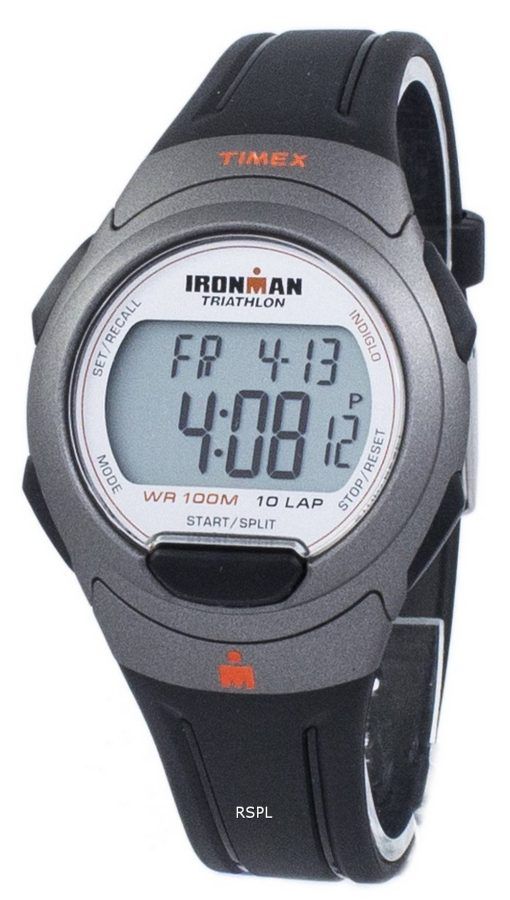 Timex Sportuhr Ironman Triathlon 10 Runde Indiglo Digital T5K607 Herren