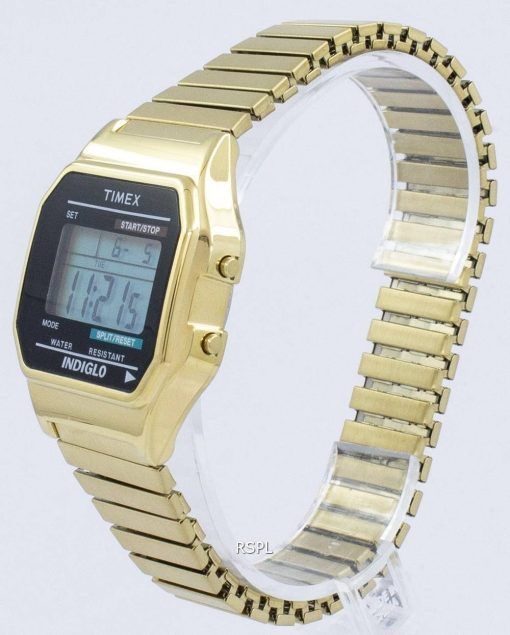 Timex Classic Indiglo Chronograph Alarm digitaler T78677 Herrenuhr