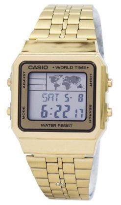 Casio Wecker Welt Zeit digitale A500WGA-9DF Herrenuhr