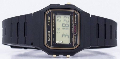 Casio Alarm Chronograph Digital F-91WG-9er Herrenuhr