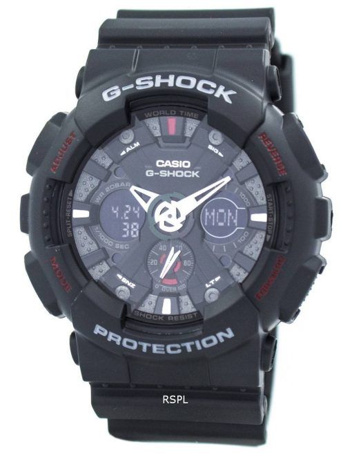 Casio G-Shock GA-120-1A schwarz Analog Digital Herrenuhr