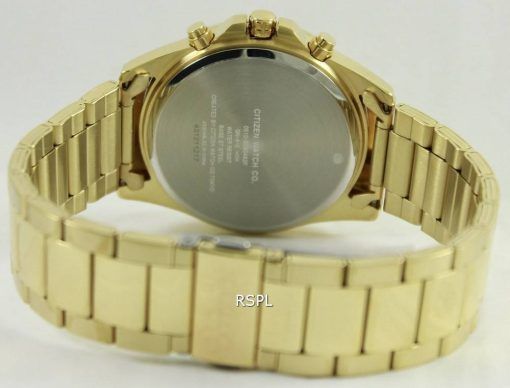 Citizen Chronograph Gold Ton AN3562 - 56p Herrenuhr