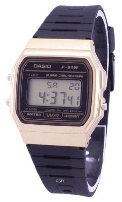 Casio Vintage Chronograph Alarm F-91WM-9A F91WM-9A Unisex Quarzuhr
