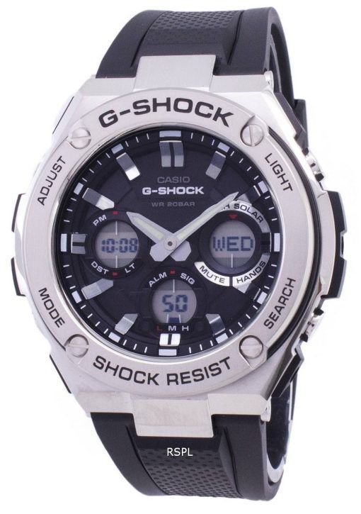 Casio G-Shock G-Stahl analoge Welt Zeit GST-S110-1A Herrenuhr