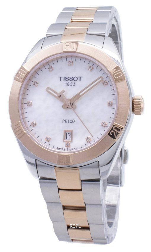 Tissot T-Classic PR100 T101.910.22.116.00 T1019102211600 Diamond Accents Damen uhr
