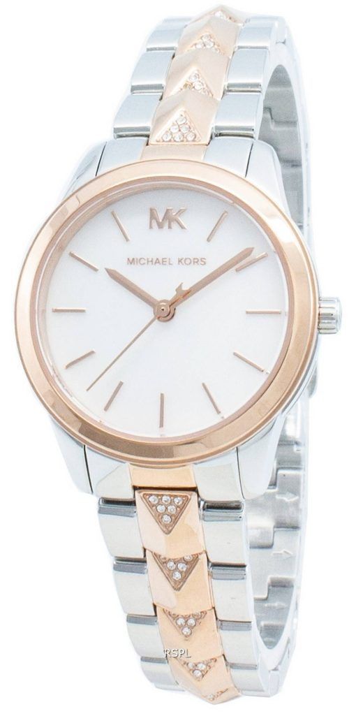 Michael Kors Runway Mercer MK6717 Diamant Akzente Quarz Damenuhr