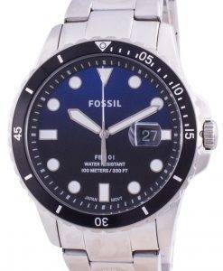 Fossil FB-01 Blue Dial Stainless Steel Quartz FS5668 100M Men's Watch