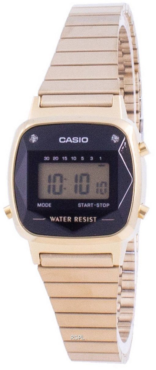 Casio Youth Vintage Täglicher Alarm LA-670WGAD-1 LA670WGAD-1 Damenuhr