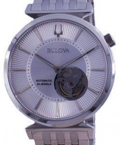 Bulova Classic Regatta Open Heart Dial Automatic 96A235 Mens Watch