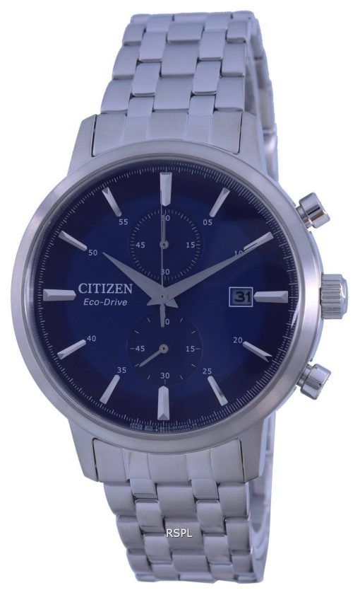 Citizen Classic Blue Dial Edelstahl Eco-Drive CA7060-88L Herrenuhr