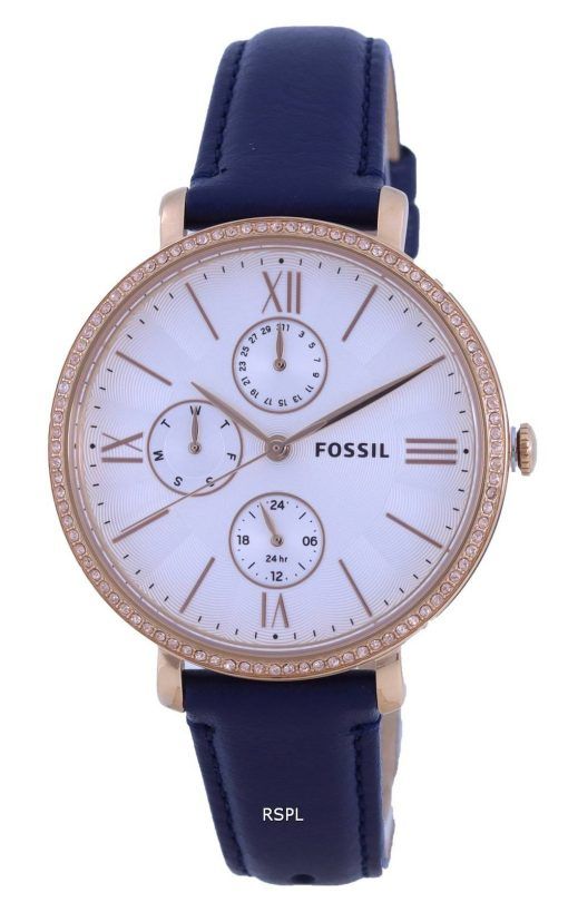 Fossil Jacqueline Multifunktions-Horloge Silver Dial Quartz ES5096 Damenuhr
