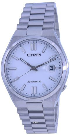 Citizen WeiÃŸes Zifferblatt Edelstahl Automatik NJ0150-81A Herrenuhr