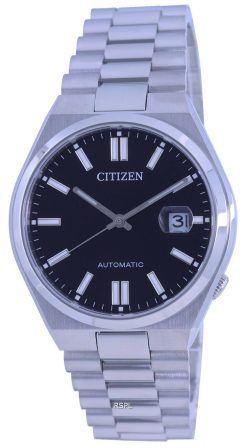 Citizen Schwarzes Zifferblatt Edelstahl Automatik NJ0150-81E Herrenuhr