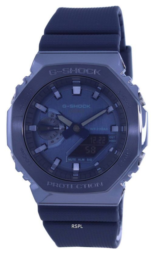 Casio G-Shock World Time Analog Digital Metal Covered GM-2100N-2A GM2100N-2 200M Damenuhr