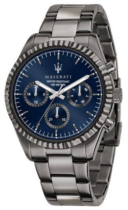 Maserati Blue Edition Chronograph Blaues Zifferblatt Quarz R8873618010 100M Herrenuhr