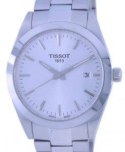 Tissot T-Classic Gentleman Silver Dial Quartz T127.410.11.031.00 T1274101103100 100M Herrenuhr