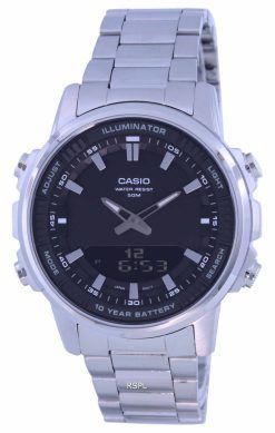 Casio Enticer World Time Telememo Analog Digital AMW-880D-1A AMW880D-1 Herrenuhr