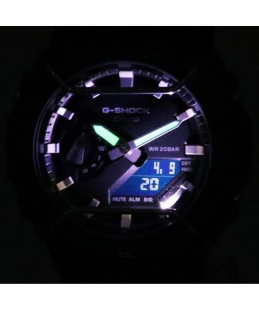 Casio Ton-in-Ton G-Shock Analog Digital Schwarzes Zifferblatt Quarz GA-2100PTS-8A GA2100PTS-8 200M Herrenuhr
