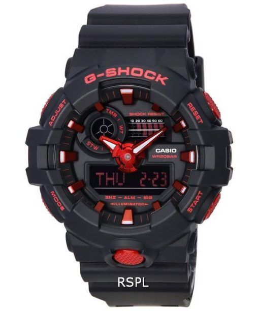 Casio G-Shock X Ignite Red Series Analog-Digital-Quarz GA-700BNR-1A GA700BNR-1 200M Herrenuhr