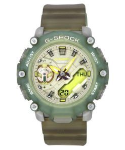 Casio G-Shock Damenuhr, analog, digital, durchscheinendes Harzarmband, Quarz, GMA-S2200PE-3A, 200 m