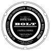 Invicta Bolt Chronograph Edelstahl schwarzes Zifferblatt Quarz 38569 100M Herrenuhr
