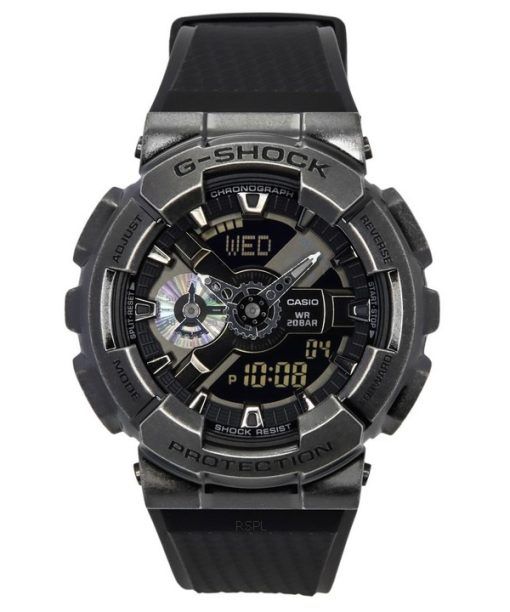 Casio G-Shock Analog-Digital-Harzarmband mit grauem Zifferblatt und Quarz GM-110VB-1A 200M Herrenuhr