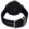 Casio ProTrek Analog-Digital-Armband aus biobasiertem Harz und Stoff, grünes Zifferblatt, Solar PRG-601YB-3 100M Herrenuhr