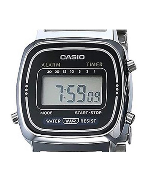 Casio Digital klassische Alarm Timer LA670WA-1DF LA670WA-1 Damenuhr