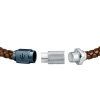 Maserati Jewels Armband aus recyceltem Leder und Edelstahl JM223AVE15 für Herren
