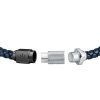 Maserati Jewels Armband aus recyceltem Leder und Edelstahl JM223AVE19 für Herren