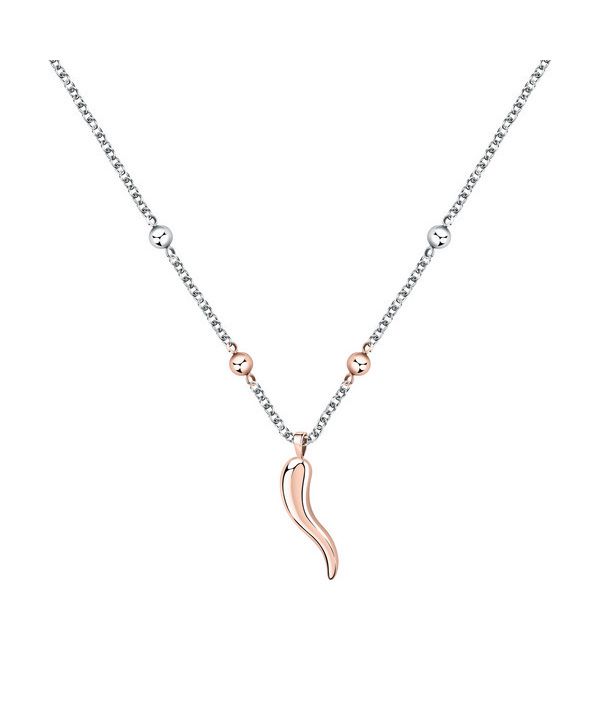 Morellato Istanti Halskette aus roségoldfarbenem Edelstahl SAVZ04 für Damen