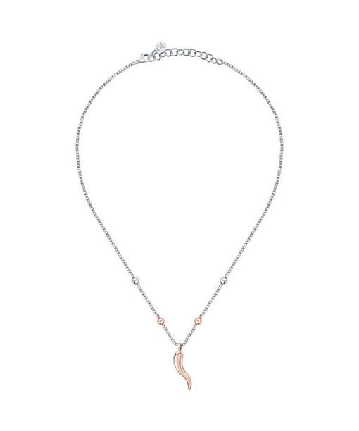 Morellato Istanti Halskette aus roségoldfarbenem Edelstahl SAVZ04 für Damen