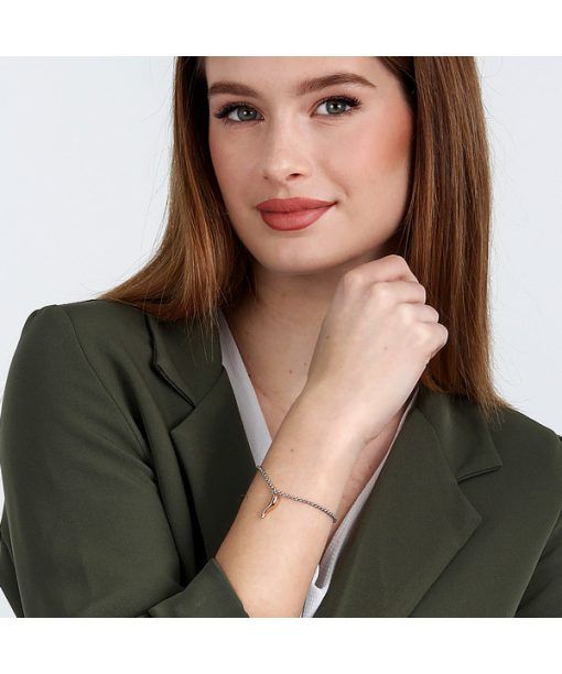 Morellato Istanti Armband aus roségoldenem Edelstahl SAVZ11 für Damen