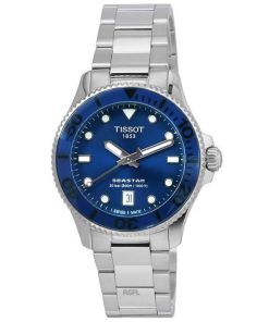 Tissot T-Sport Seastar 1000 Blaues Zifferblatt Quarz Taucher T120.210.11.041.00 T1202101104100 300M Unisex Uhr